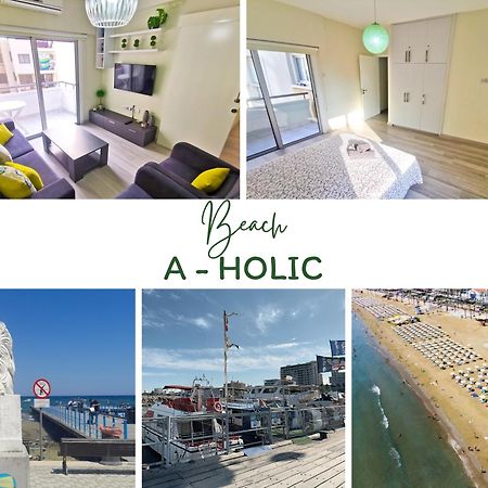 Beach-A-Holic Apartment, 2 Min Distance From Larnaca Marina 외부 사진